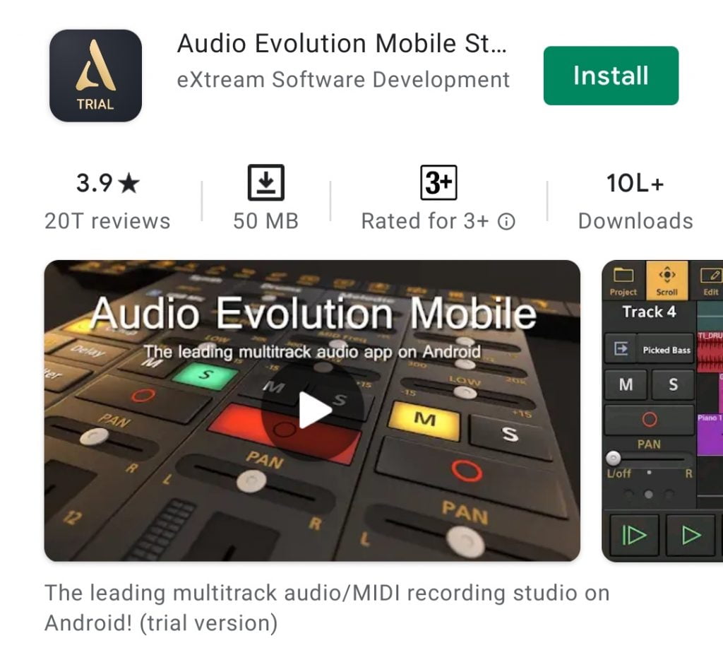 Audio Evolution Mobile Studio 
