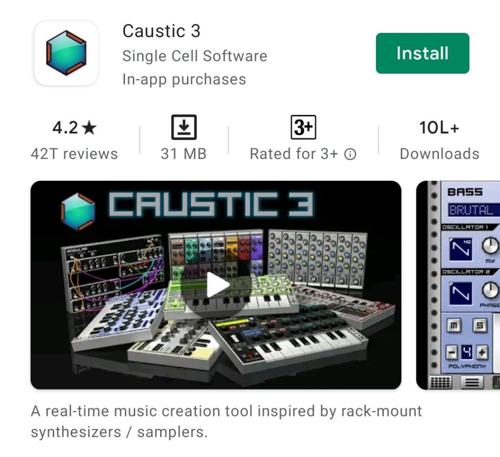 caustic app