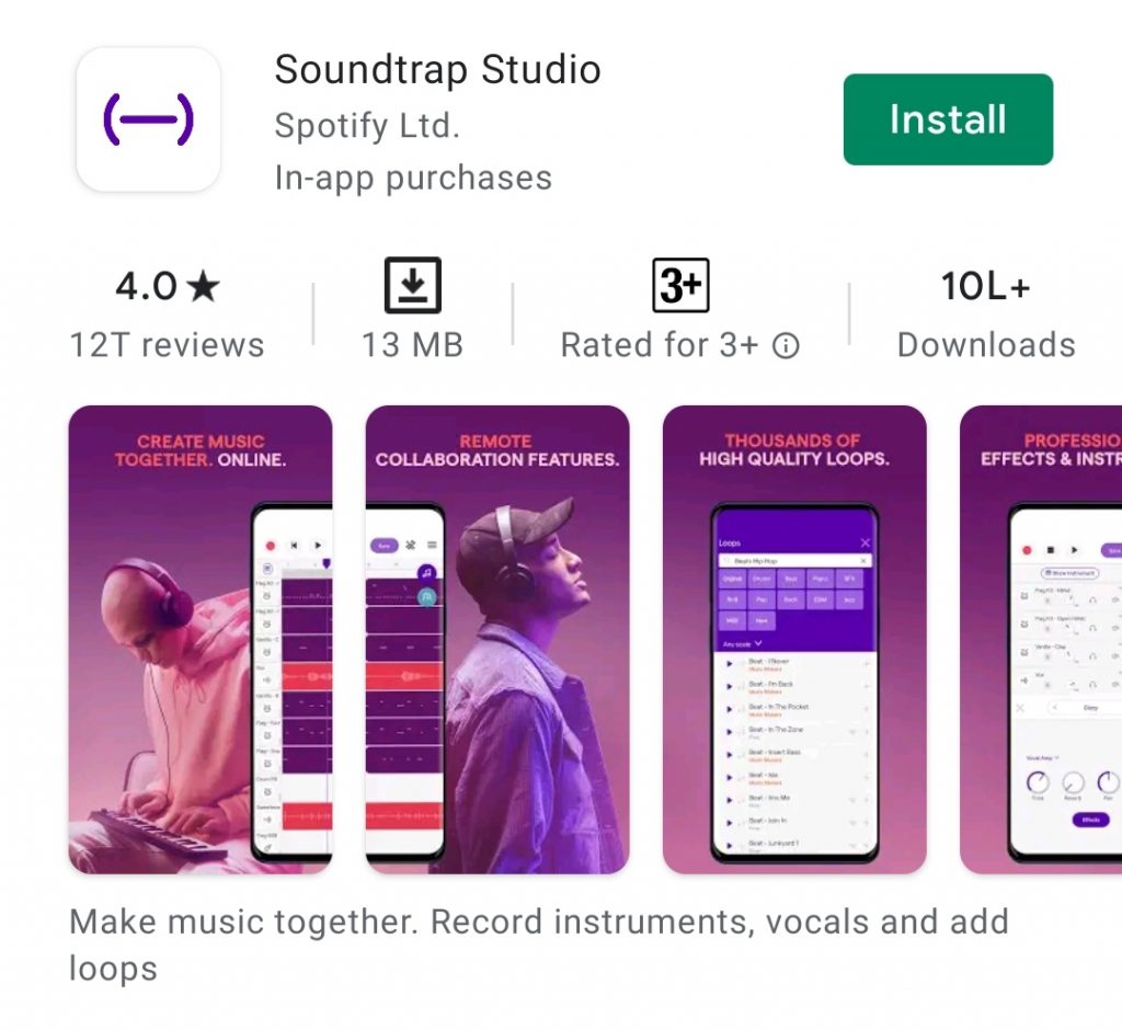 Soundtrap Studio 