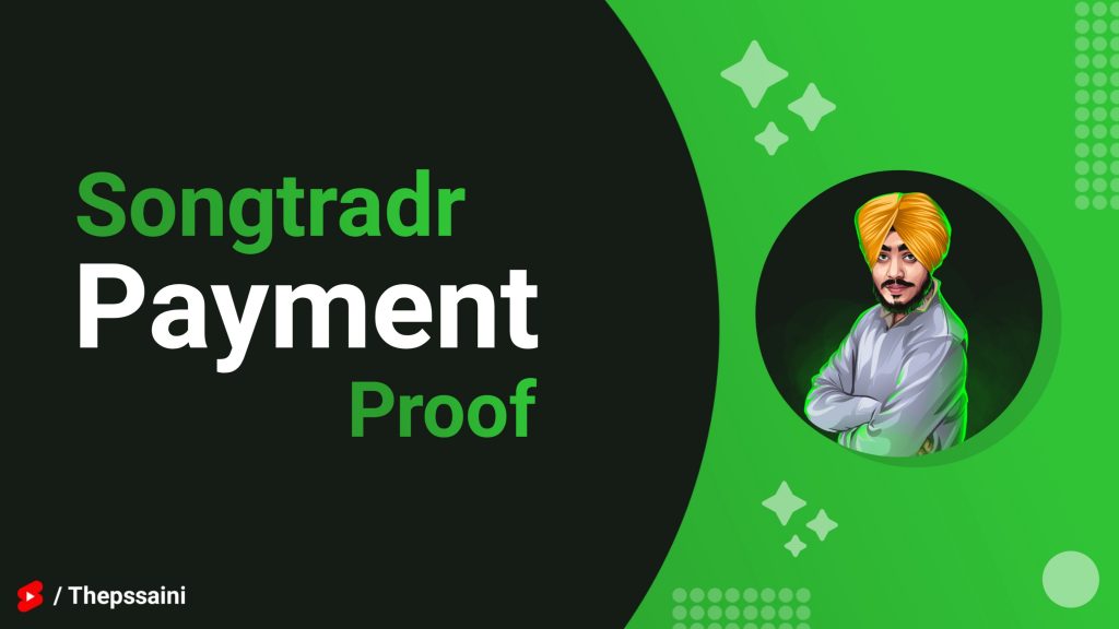 songtradr payment proof